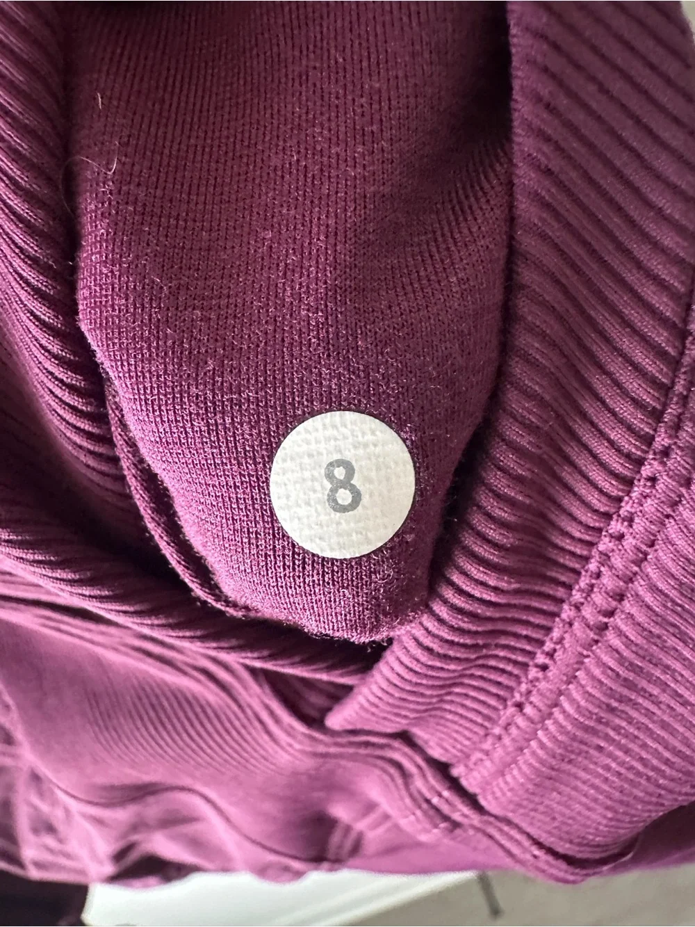 Lululemon Hooded Define Jacket Plum Purple Thumbhole Full Zip Size 8